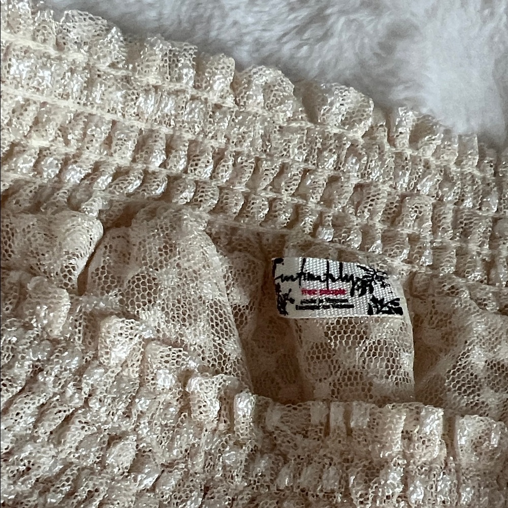 Free People All Seasons Half Slip Lace Tiered Skirt - Picture 3 of 5